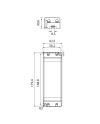 DRIVER TENSION CONSTANTE IP20 24VDC  150W (SS150-24VL)